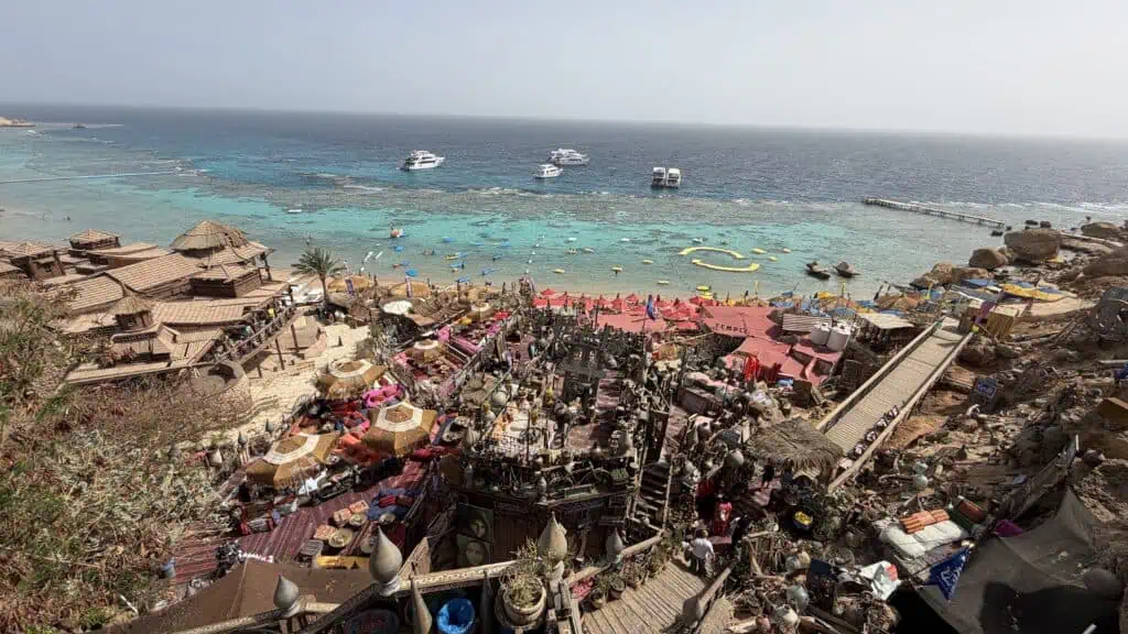 Vista dal Farsha e la baia di temple dall' alto